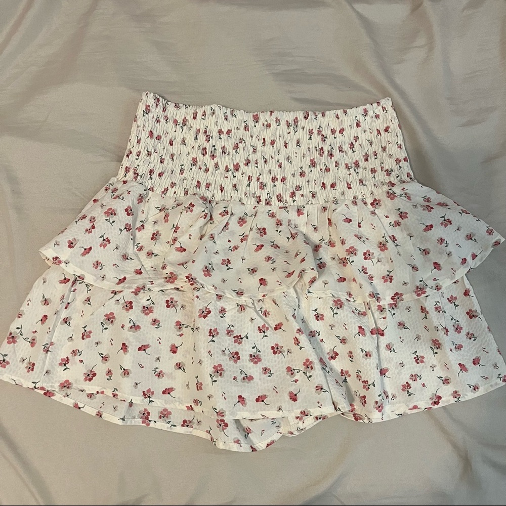 American Threads Floral High Rise Skirt / Skort